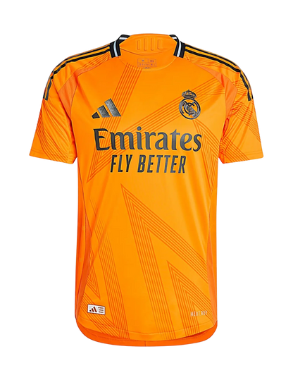 Real Madrid 2024/25 Away Authentic orange jersey Valverde