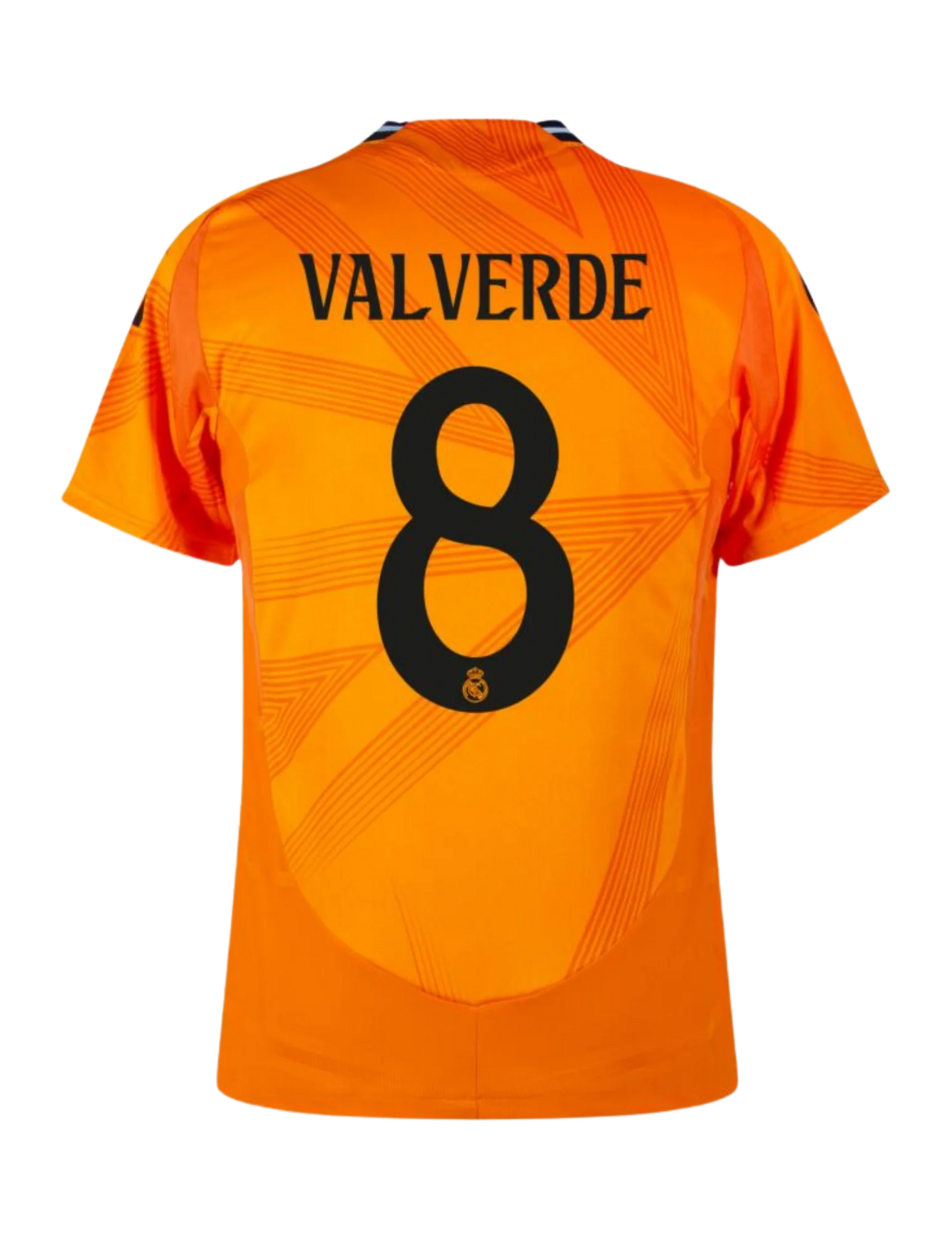 Real Madrid 2024/25 Away Authentic orange jersey Valverde