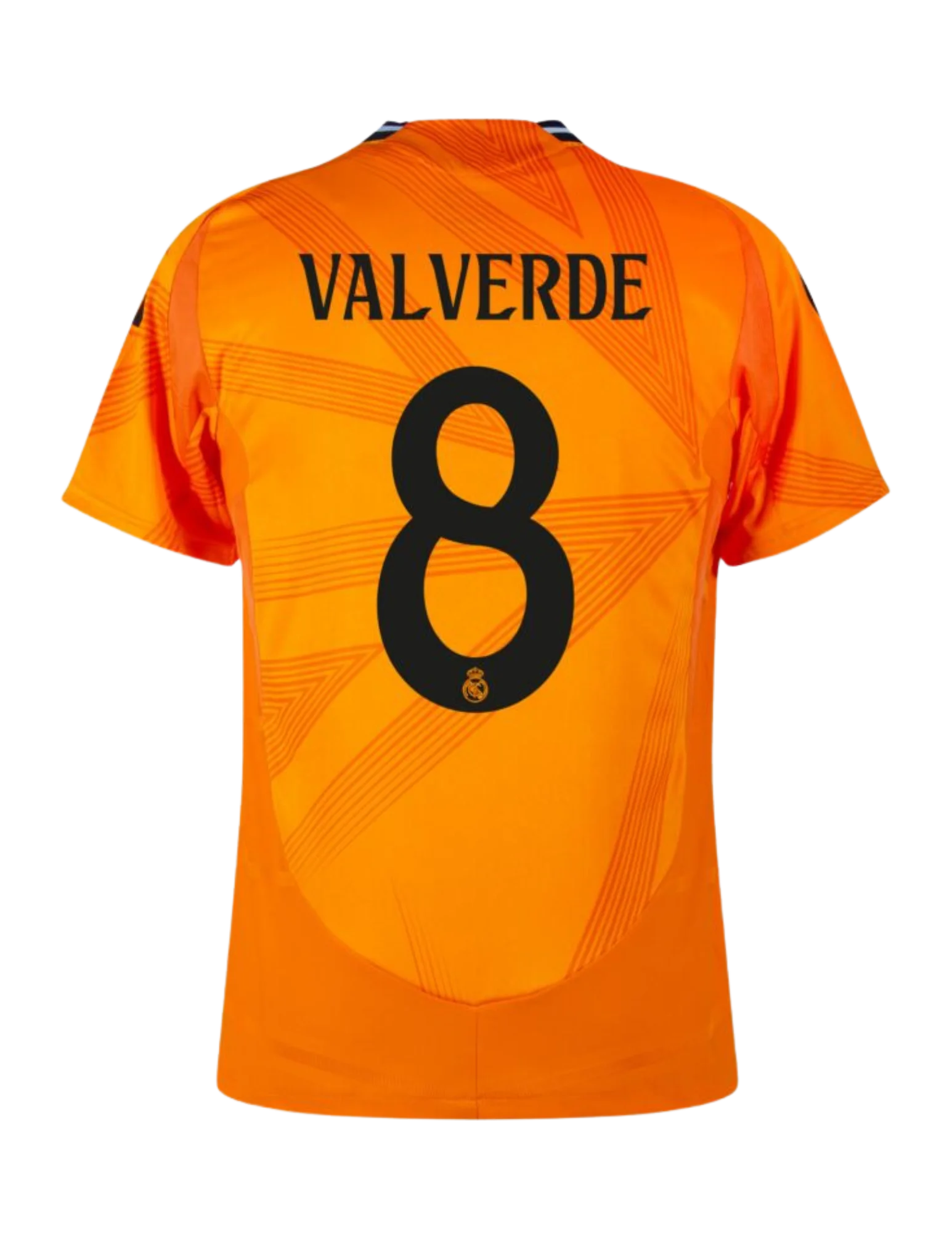 Real Madrid 2024/25 Away Authentic orange jersey Valverde